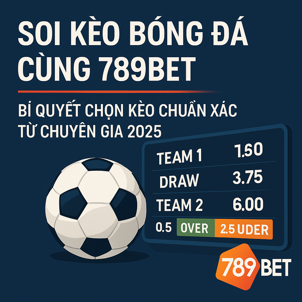 Soi kèo bóng đá cùng 789BET – Bí quyết chọn kèo chuẩn xác từ chuyên gia 2025